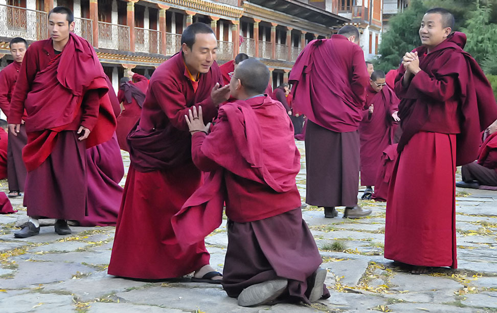 Photo: Monk debate